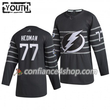 Adidas Maillot de Hockey Tampa Bay Lightning Victor Hedman 77 Gris 2020 NHL All-Star Authentic - Enfant